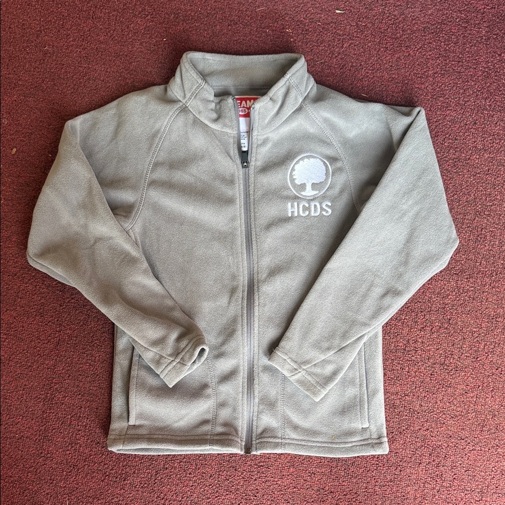 Kids Gray Fleece Jacket